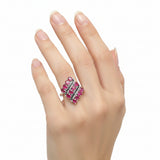 Anillo Rubí Piedra Natural 8