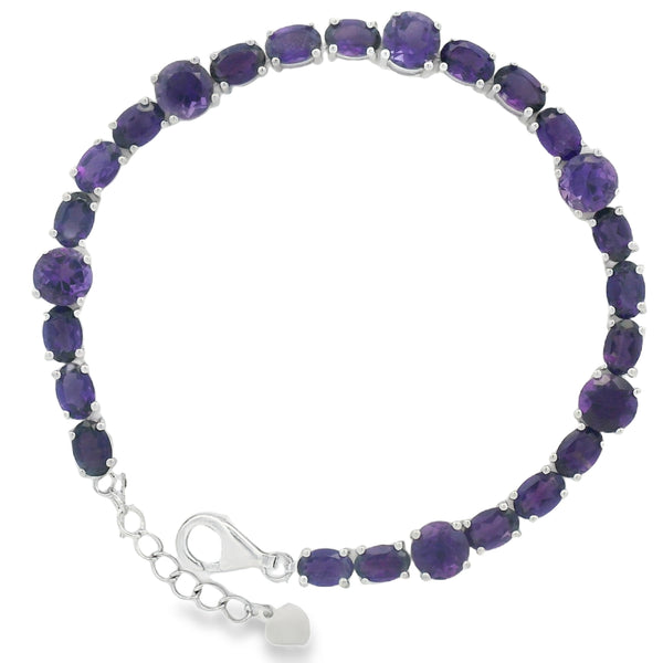 Pulsera de Plata con Piedras Naturales