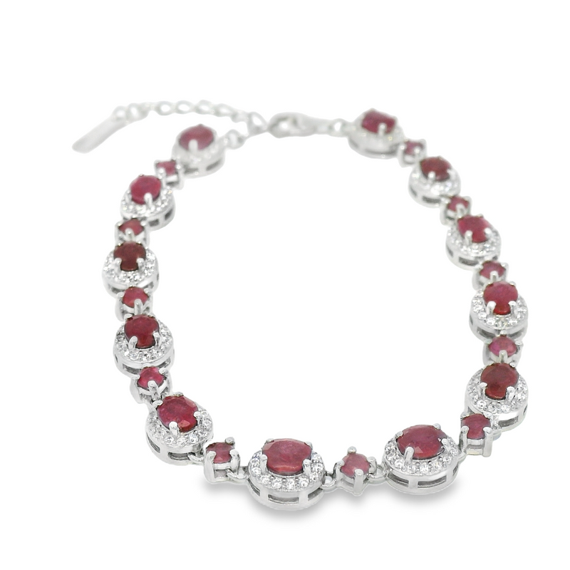 Pulsera de Piedras Preciosas Zafiro