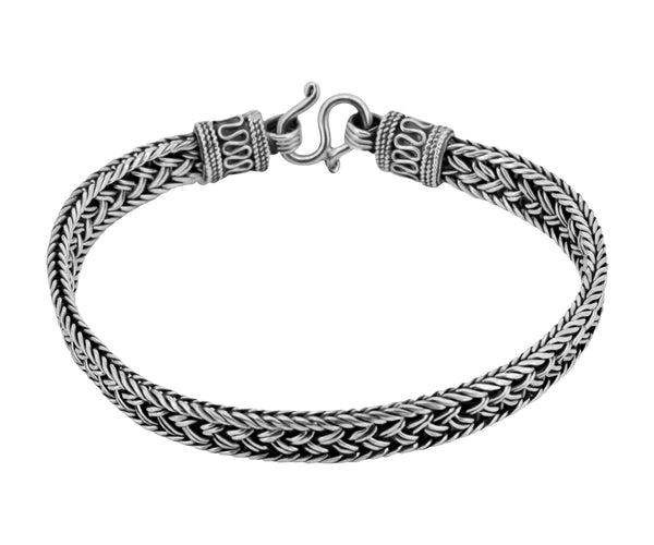 Pulsera De Plata Medieval Plata / Largo 20.3 CM