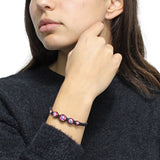 Pulsera Ajustable Tejida con Bolas de Fuego