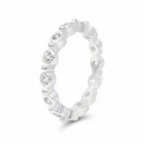 Anillo Churumbela de Circonia con Círculos