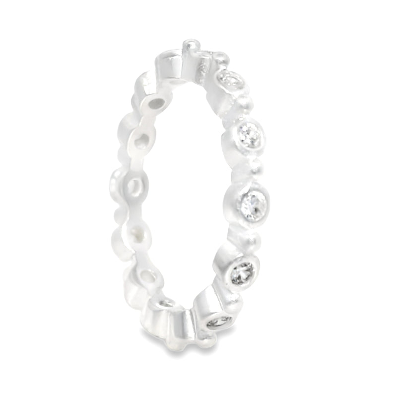 Anillo Churumbela de Circonia con Círculos 5