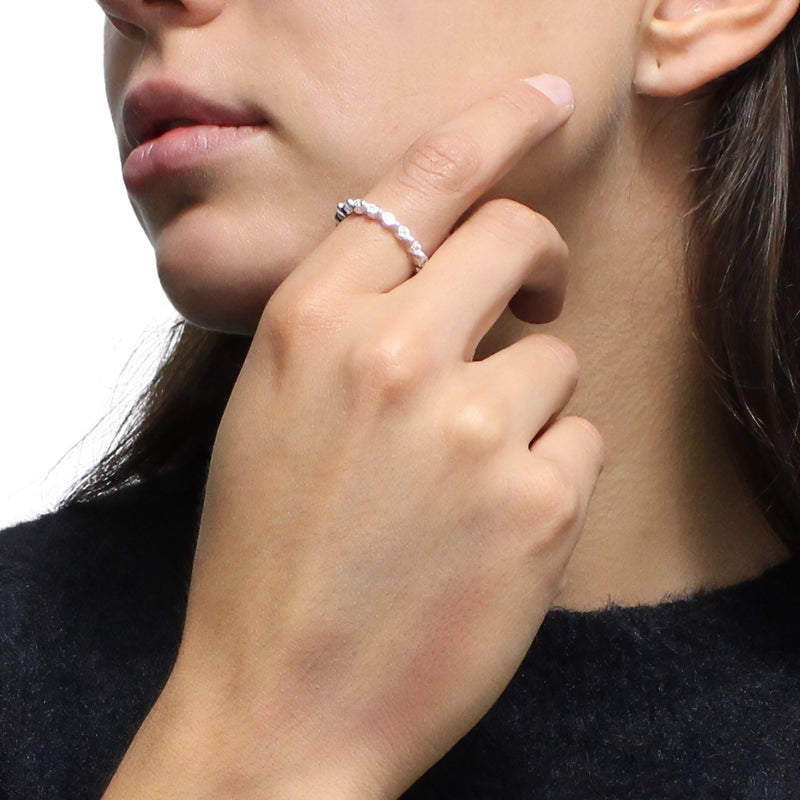 Anillo Churumbela de Circonia con Círculos