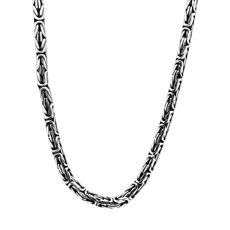 Cadena Larga Bali De Plata 50 cm