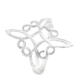 Anillo Nudo de Bruja de Plata 7