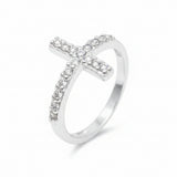 Anillo Cruz con Circonia