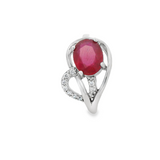 Anillo Piedra Natural con Circonia Esmeralda / 6