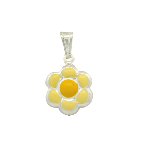 Dije para Pulsera y Collar de Flor Amarillo