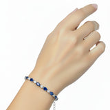 Pulsera Con Piedras Preciosas Zafiro