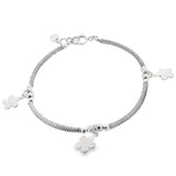 Pulsera Rigida con Flor