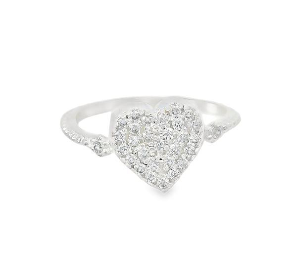 Anillo Corazón de Circonia