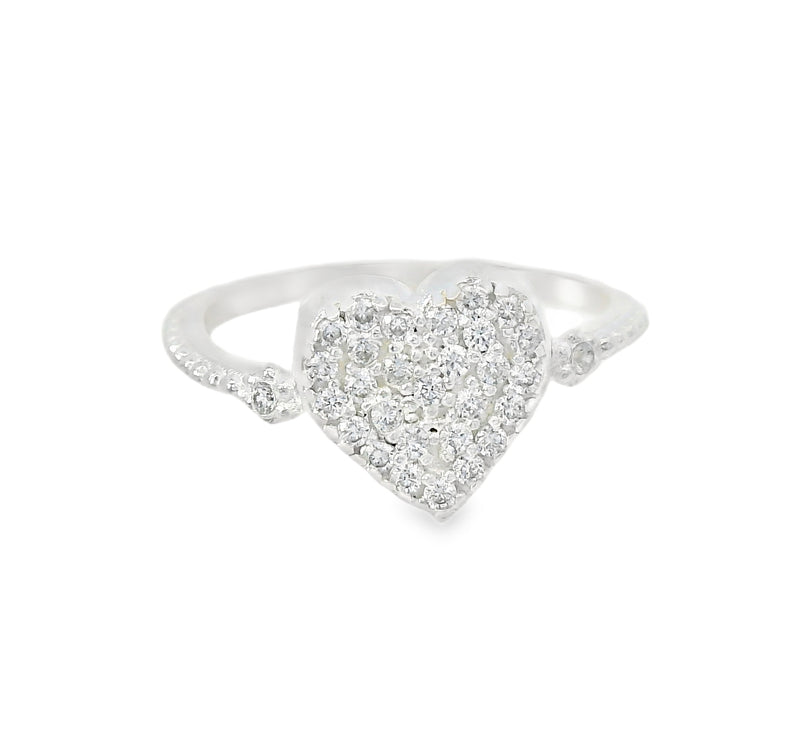 Anillo Corazón de Circonia