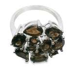 Anillo Piedras Preciosas Smoke Stone 8