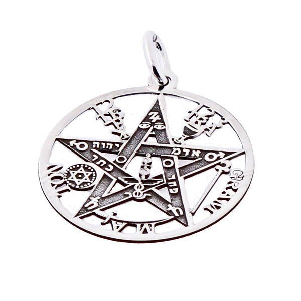 Dije De Tetragramatón De Plata