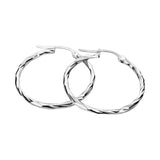 Arracada Diamantada De Plata