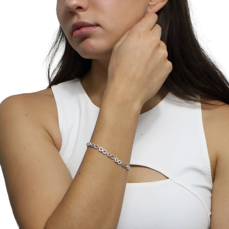 Pulsera Infinito con Circonia
