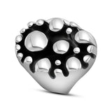 Anillo De Plata Círculos #7