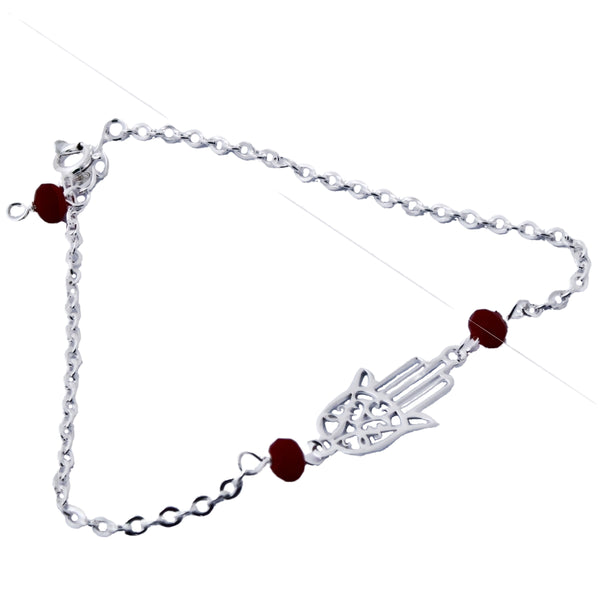 Pulsera De Mano De Fátima Con Cuencas