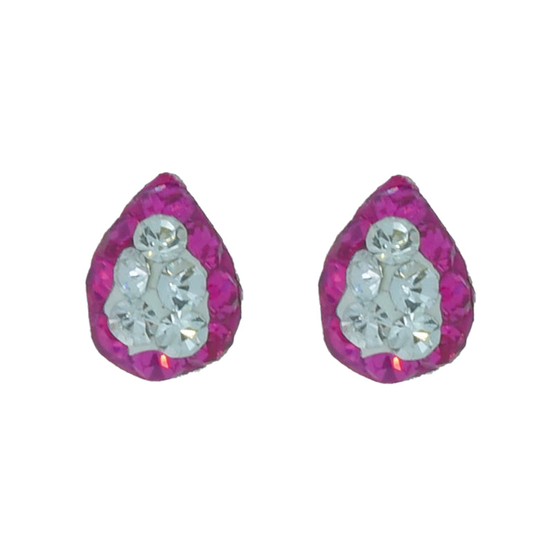 Aretes de Gota con Cristal