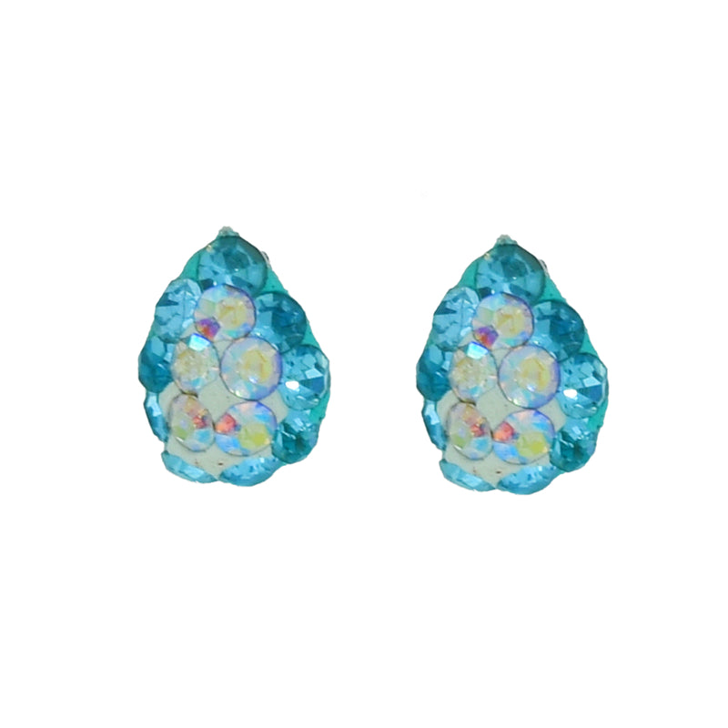 Aretes de Gota con Cristal