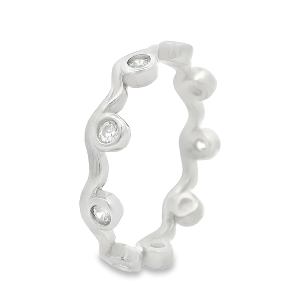 Anillo de Plata Circulos de Circonia 5