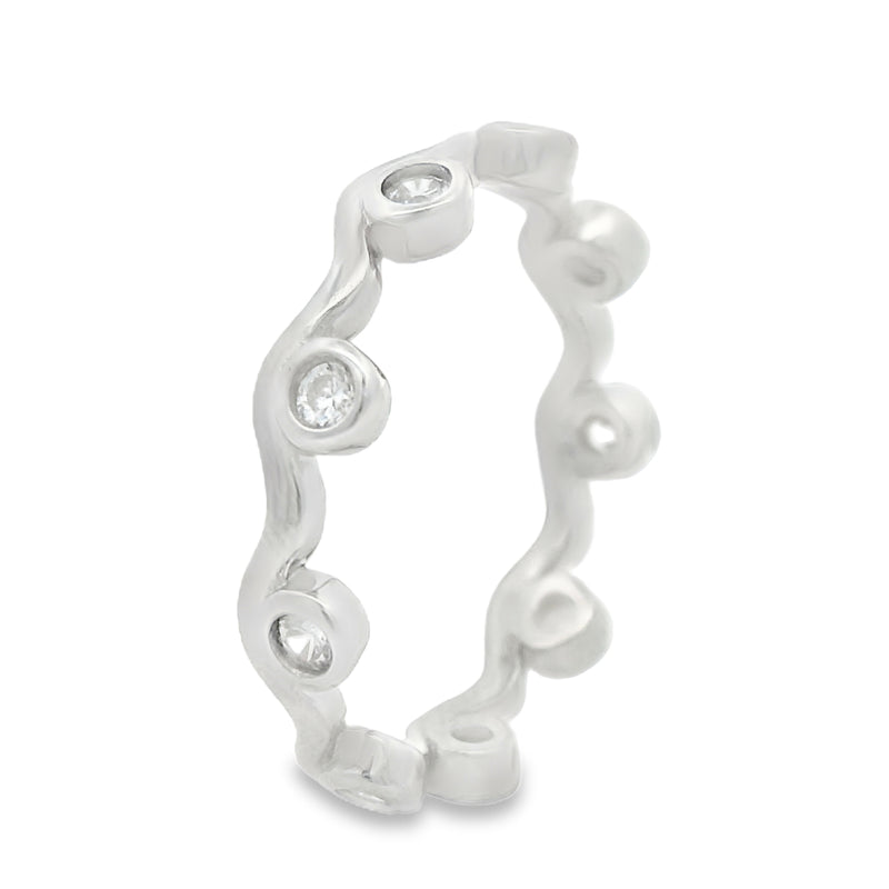 Anillo de Plata Circulos de Circonia 5