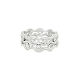 Anillo de Plata Circulos de Circonia