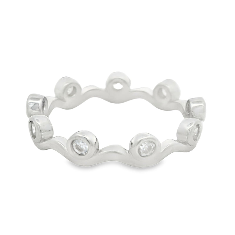 Anillo de Plata Circulos de Circonia 5