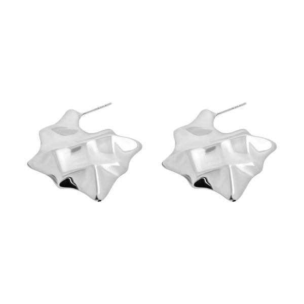 Aretes Waffle Electroformado