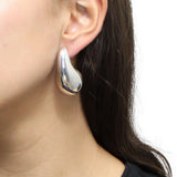 Aretes De Gota Grandes Electroformado