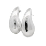 Aretes De Gota Grandes Electroformado