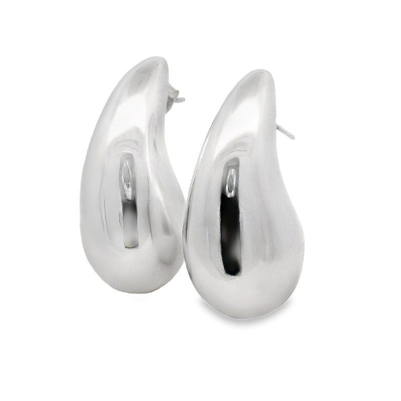 Aretes De Gota Grandes Electroformado