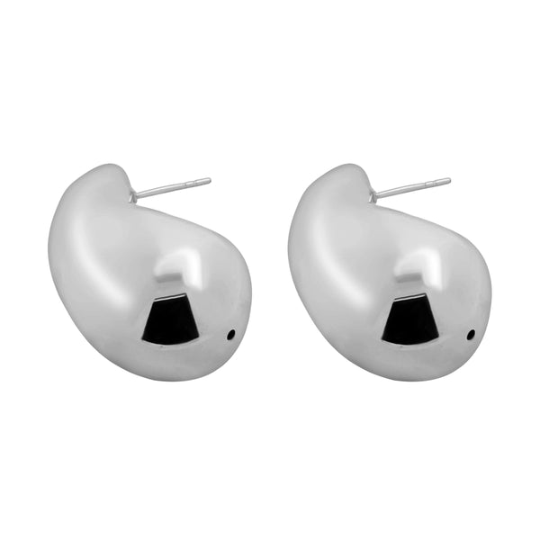 Aretes De Gota Grandes Electroformado