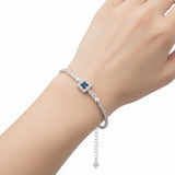 Pulsera De Plata Con Circonia