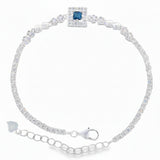 Pulsera De Plata Con Circonia