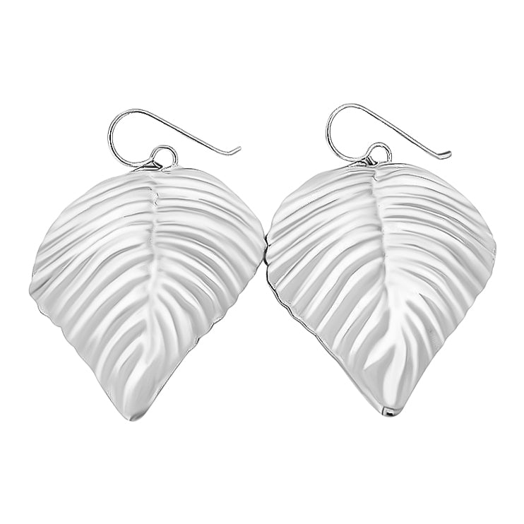 Aretes De Plata Hoja