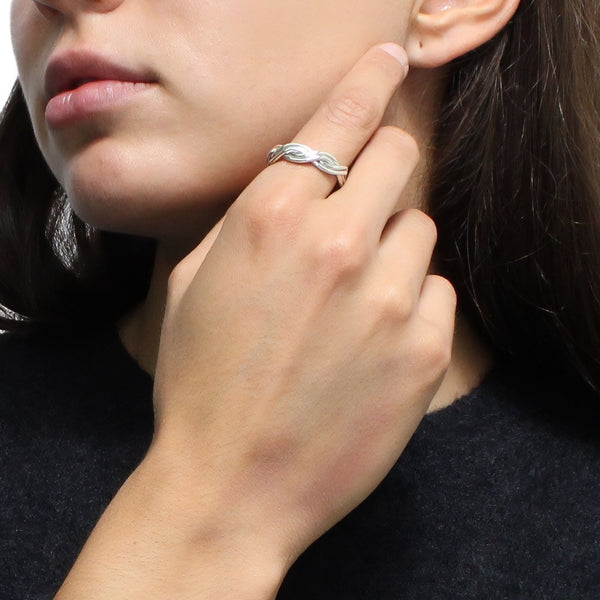 Anillo de Plata Trenzado