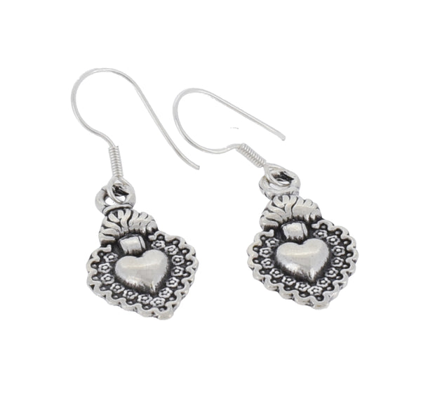 Aretes De Gancho Corazón