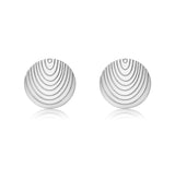 Aretes De Círculo Con Líneas