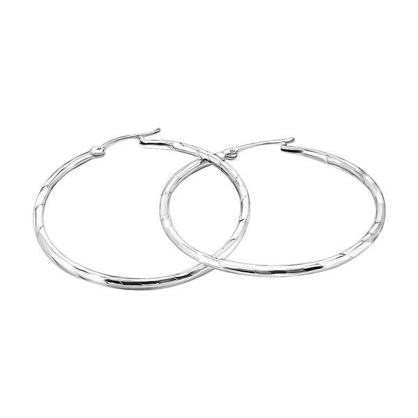 Arracadas De Plata 4.3 CM