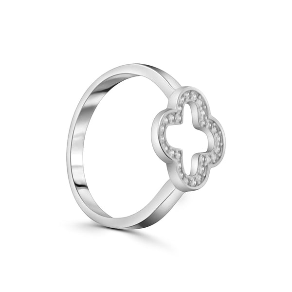 Anillo Trébol de Circonia 6