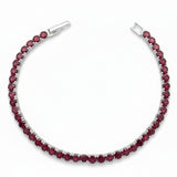 Pulsera De Piedra Natural Rubí