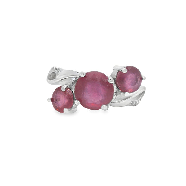 Anillo de Piedra Natural con Circonia