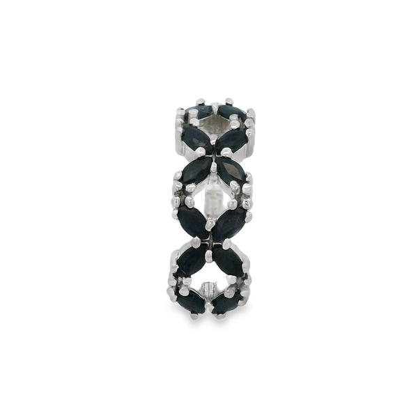 Anillo de Aros de Piedra Natural Zafiro / 6