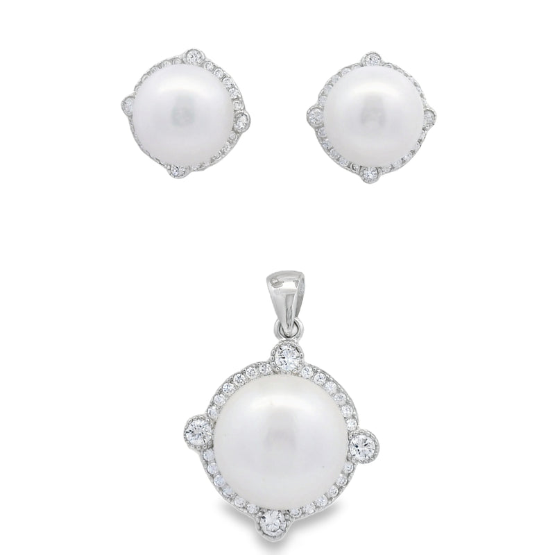 Pulsera De Plata De Ley 925 Con Circonita ESPRIT Para Mujer | Diseño Redondo Blanco | Longitud Ajustable (18-21 Cm)