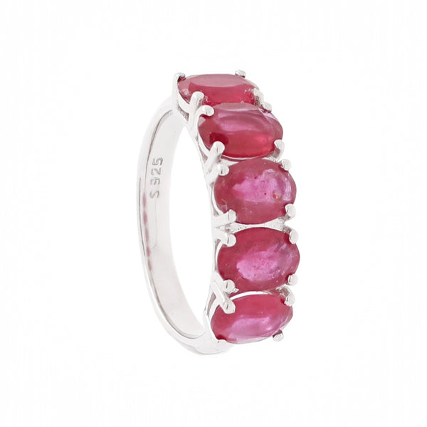 Anillo de Piedra Preciosa de Rubíes
