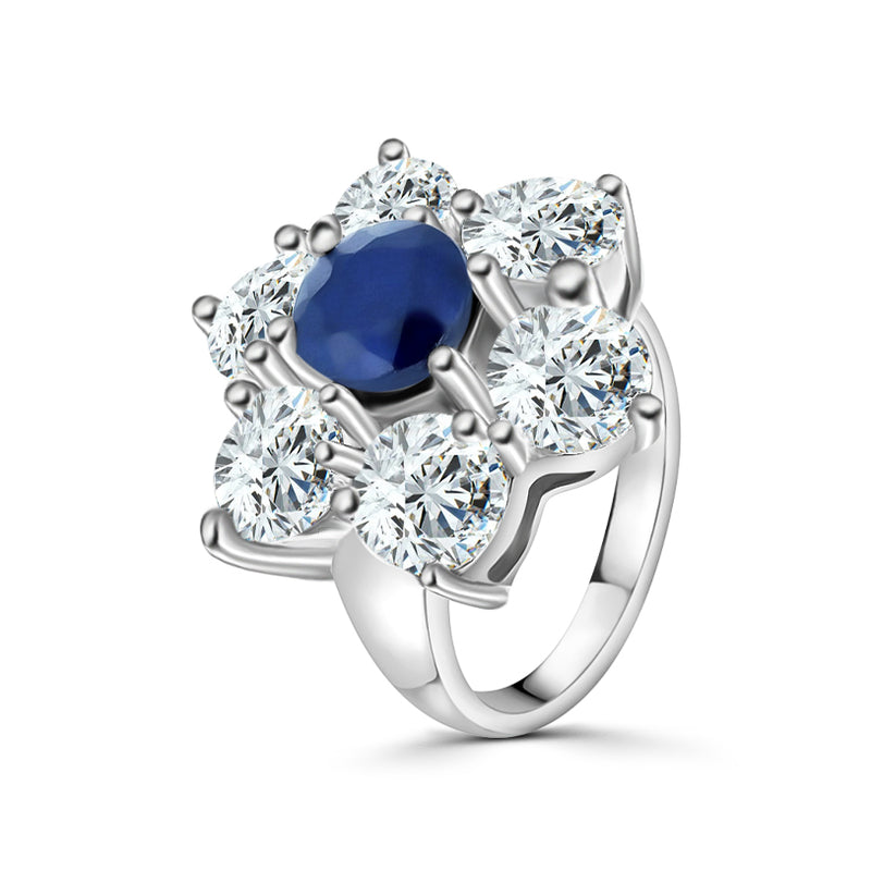 Anillo Cádiz #6 / Esmeralda/circonia