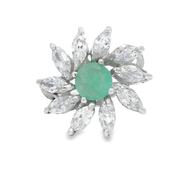 Anillo Silvia #6 / Zafiro