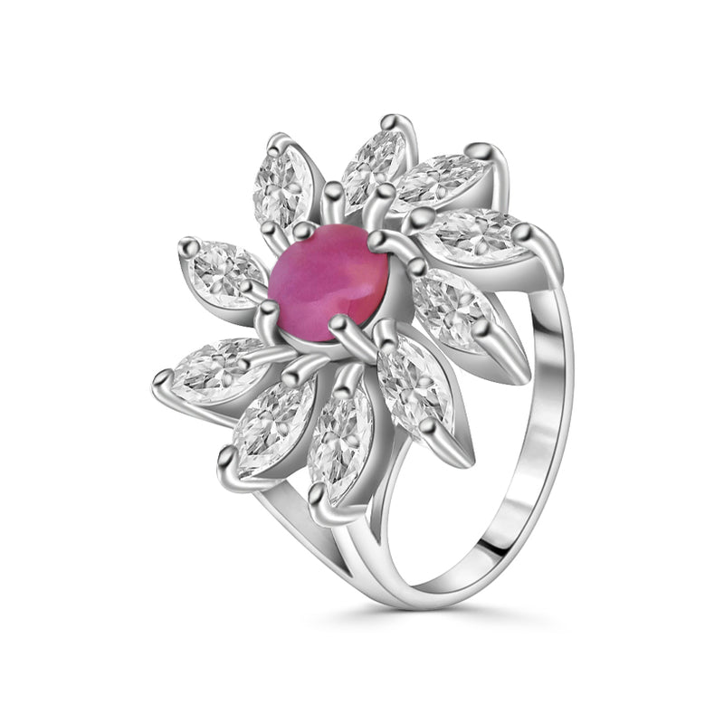 Anillo Silvia #6 / Zafiro